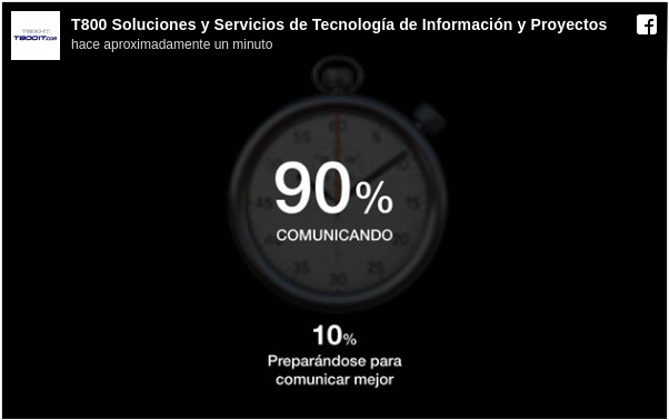 El 90% del tiempo de Dirección de Proyectos se lo emplea comunicando.