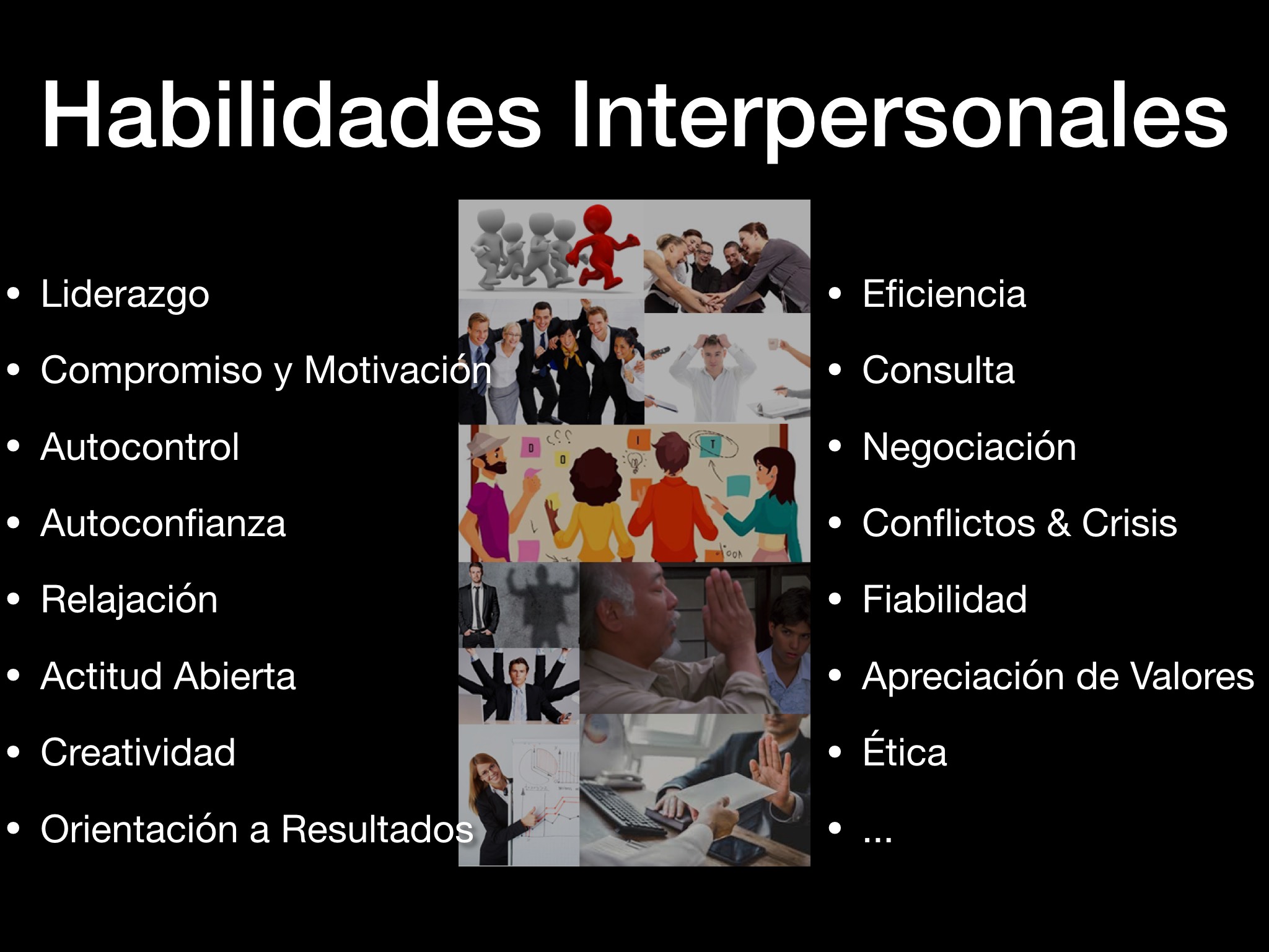 Habilidades Interpersonales en el Rango de Competencias de Comportamiento