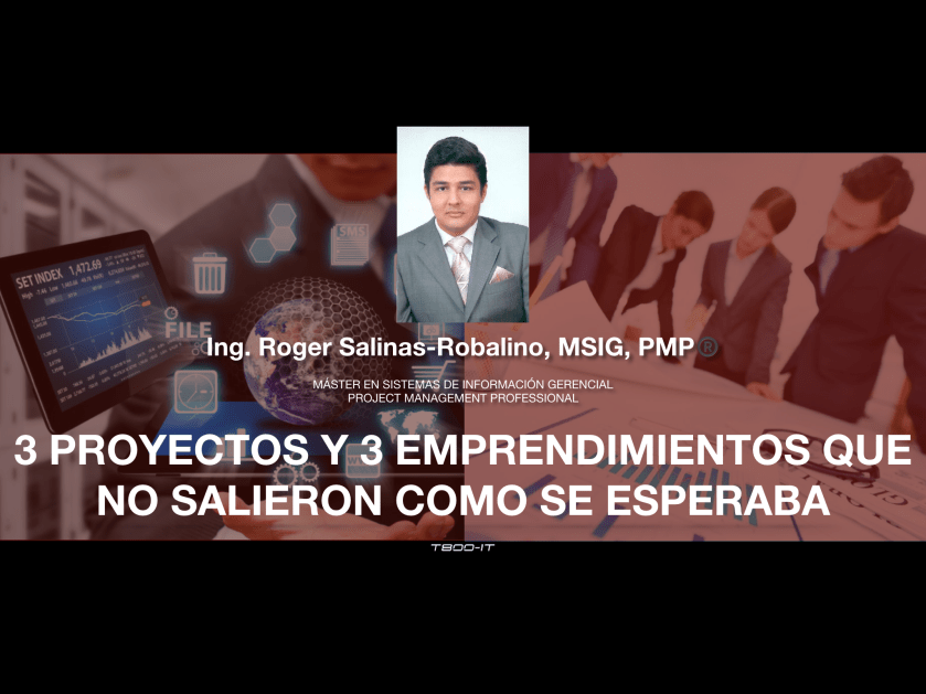 Tres proyectos y tres emprendimientos que no salieron como se esperaba.